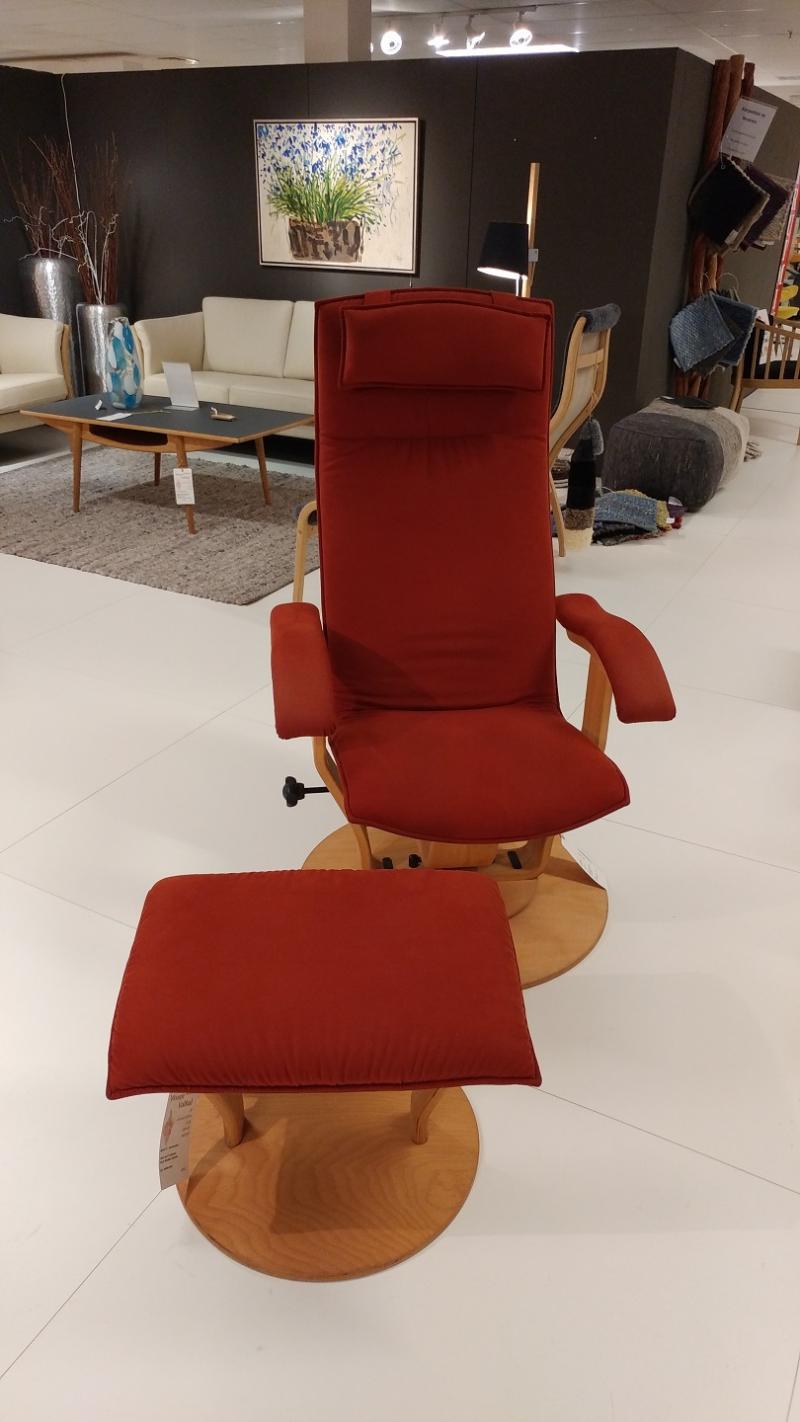 Moizi relaxfauteuil met voetenbank